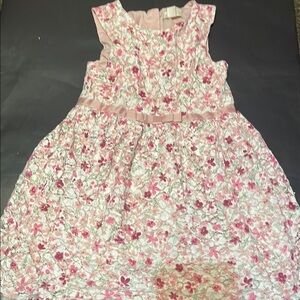 Floral Pink Kids Dress